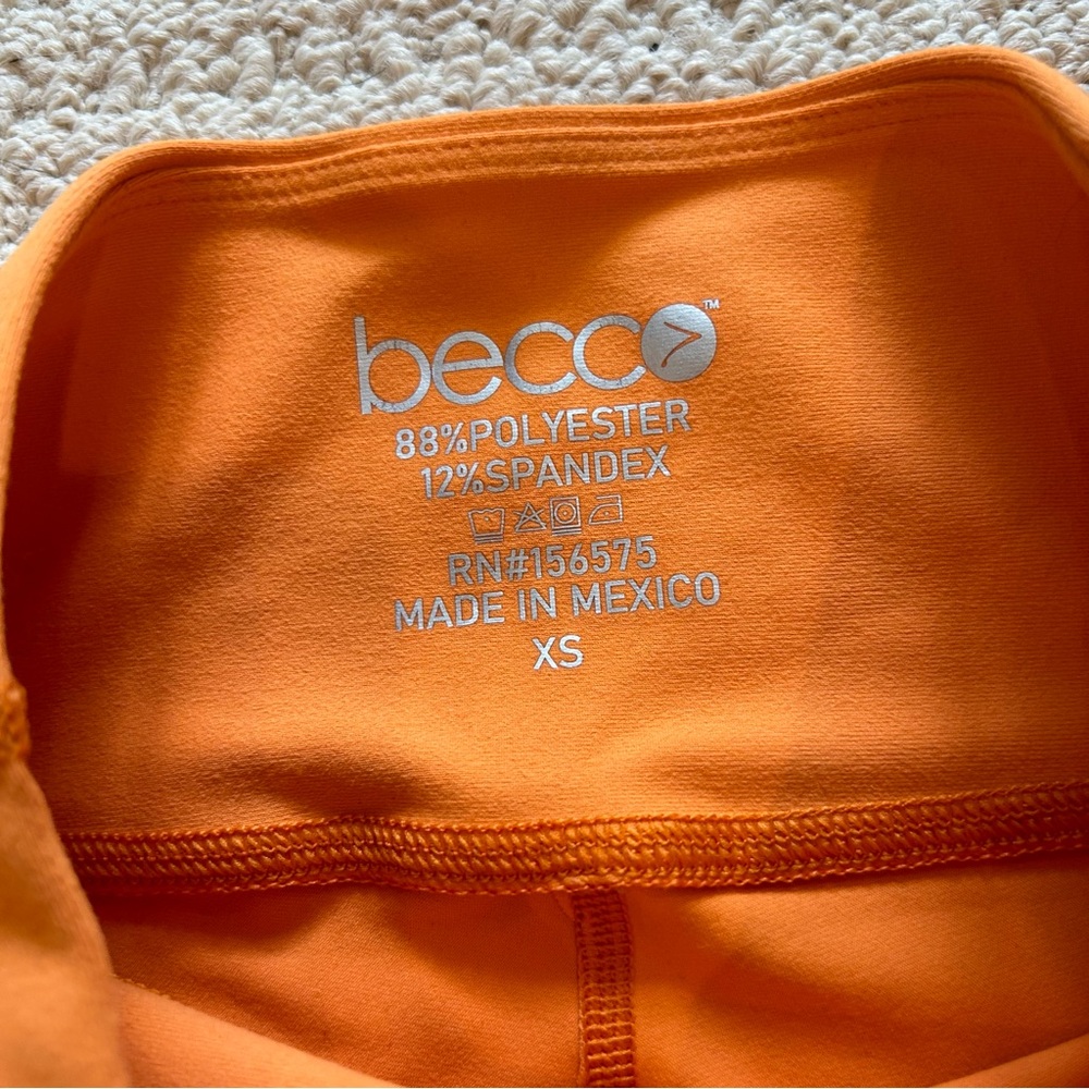 Becca Orange Biker Shorts - Picture 7 of 7
